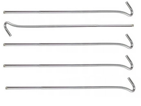 Sátorcölöpök anchor pigs steel 31cm 10db hook &amp