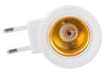 Adaptér žiarovka adaptér spínač 230v e27