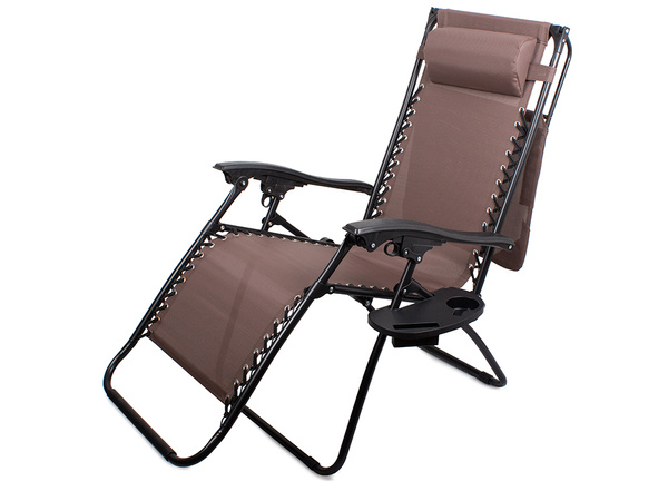 Silla de playa plegable gravedad cero 2en1 con capota