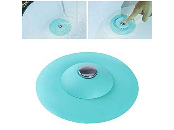 Dop de silicon cu filtru pentru chiuvetă 3 buc