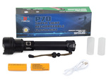 Bailong linterna policia militar cree xhp70 power