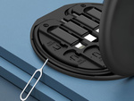 Adaptérová sada 5 v 1 usb-c micro usb typ a telefón v puzdre
