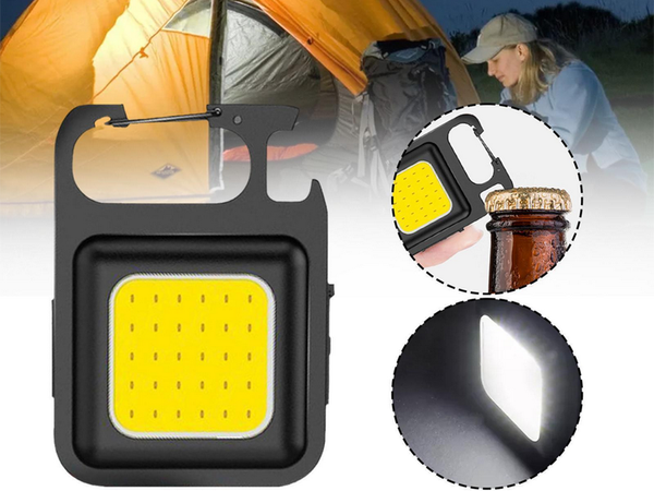 Lámpara colgante led cob imán usb linterna abridor