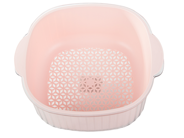 Double bowl for washing fruit colander strainer basket strainer strainer