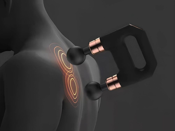 Pistolet de massage double dos masseur corporel puissant 8 conseils