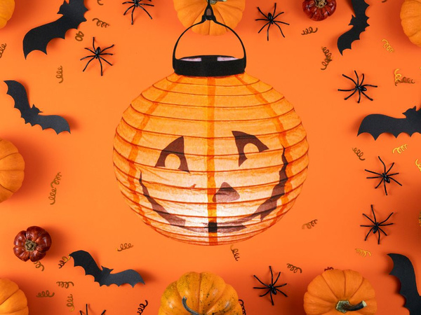 Lampijon buče vodil žareče dekoracijo halloween papirja dekoracijo