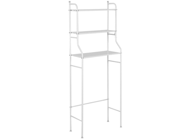 Standing shelf over washing machine laundry rack bathroom cabinet 3 shelves