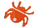 Decorative garland halloween pumpkin/spider paper long 3 metres