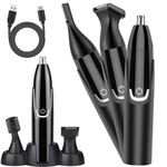 Ureche nas trimmer de îndepărtare a părului shaver barbă styling sprâncene 3in1 aku