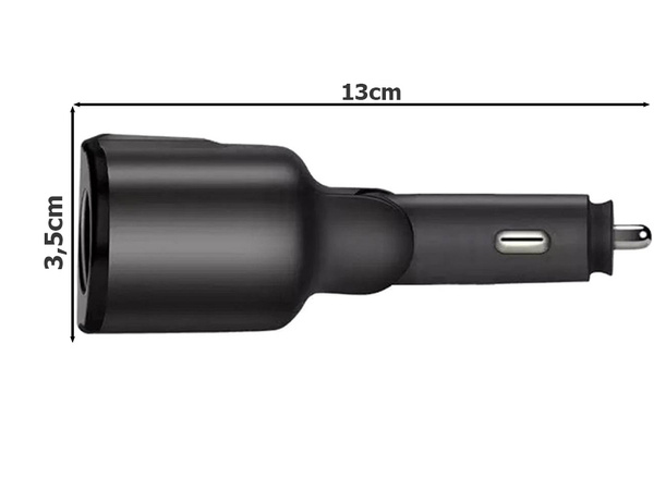 Polnilec za razdelilnik cigaretnih vžigalnikov 2 usb