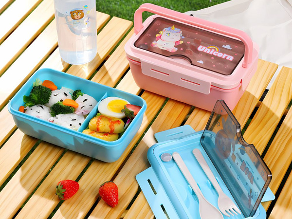 Lunchbox homemade breakfast container lunch container cutlery with water bottle set