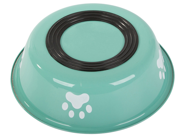 Dog cat food water bowl metal anti-slip pot large 250ml