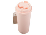Termos din oțel cu capacitate de 350 ml, cu amestecare automată, pentru băuturi reci și calde, cu cordon usb