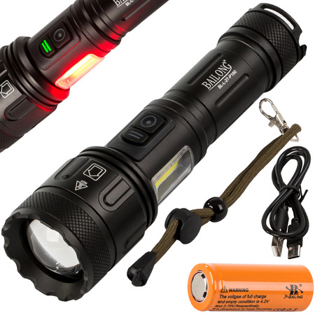 Tactical torch bailong cree led xhp160 cob power