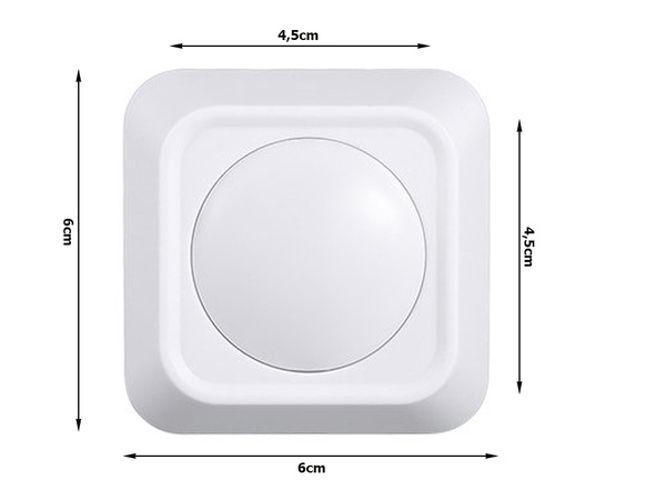 Bezdrôtové rgb led nočné svetlo diaľkové ovládanie 2 kusy
