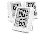 Digitales thermometer mini-wetterstation raumhygrometer batterie magnet