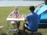 Grădină camping masă de călătorie pliabilă pentru balcon picnic călătorie