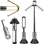 Tourist light camping torch multifunctional telescopic led tent