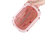 Lunchbox raňajkový box obedár s priehradkami príbory