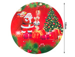 Weihnachtsbaummatte weihnachtsdecke geschenkpapier rund