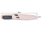 Electric heel file grinder led