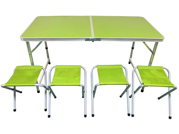Masă de camping pliabilă masă turistică set cu 4 scaune masă de grădină