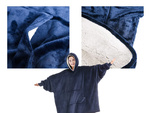 Soe dressipluus oversize tekk xxl 2in1 paksust fliisist