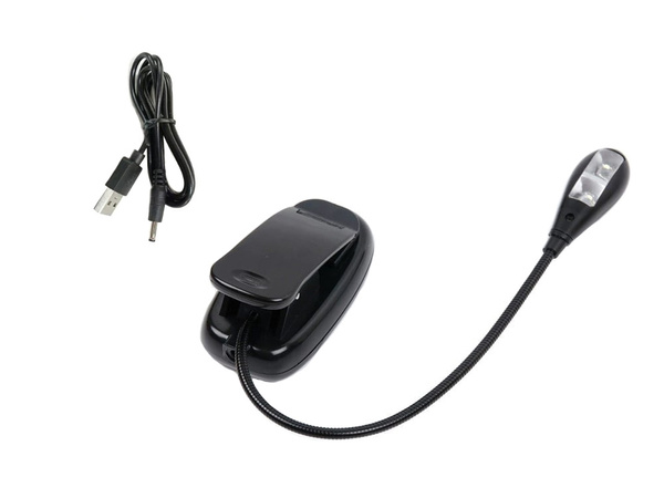 Clip viinud laualamp kooli paindlik lugemine topelt klamber