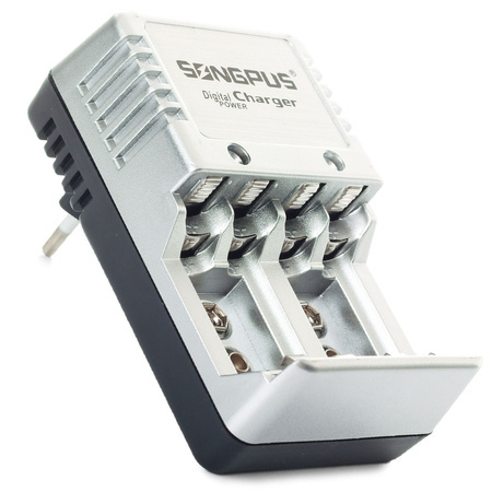 Uzlādējams aaa aa akumulatoru lādētājs