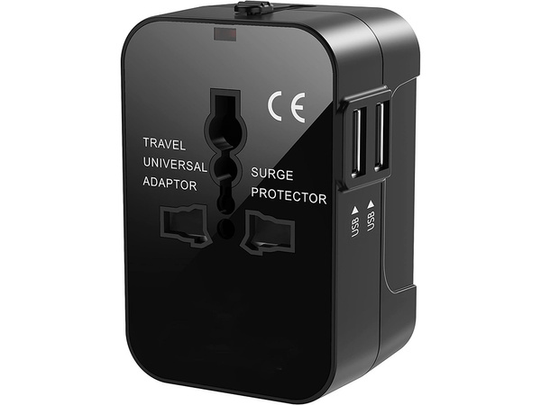 Adaptérová zásuvka uk usa eu aus universal 2x usb worldwide