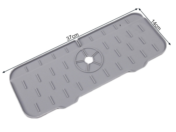 Silicon mat pentru chiuvetă tavă de scurgere sub robinet de protecție pentru bucătărie antialunecare