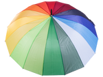 Grosser regenschirm regenbogen regenschirm stabil automatisch