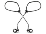 2 x reflector bike mirrors 20-25mm