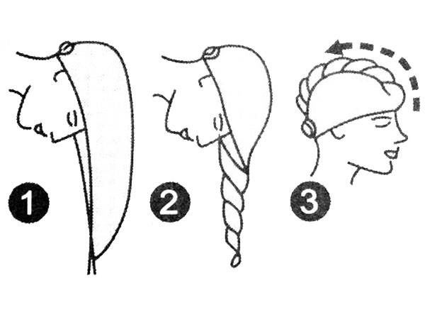 Brisača za glavo iz mikrovlaken turban za lase