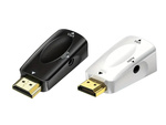 Convertor adaptor de la hdmi la vga d-sub audio mini jack