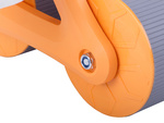 Double ab roller exercise wheel with computer abdominal muscle development