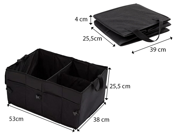 Organizatora soma automašīnas bagāžniekam