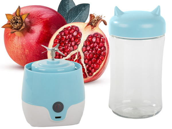 Prenosný bezdrôtový usb blender na smoothie s nádobou na kokteily