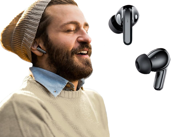 Auriculares in-ear inalámbricos bluetooth con estuche de carga led y micrófono
