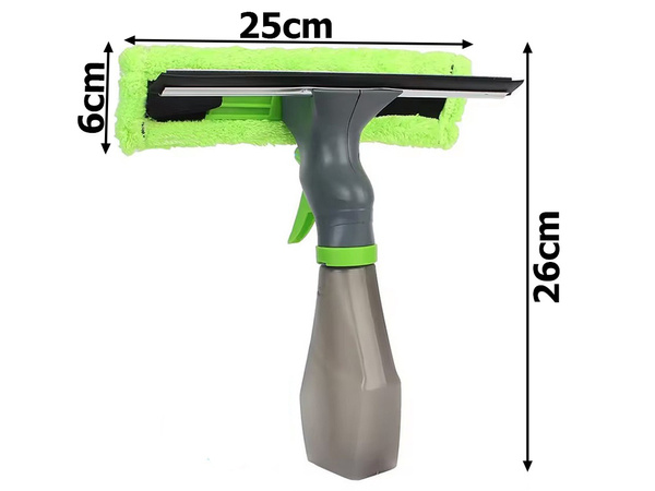 Logu tīrītājs 3in1 logu tīrītājs spoguļu tīrītājs squeegee mazgātājs mikrošķiedra