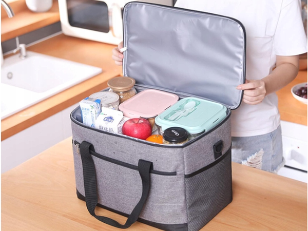 Thermal bag lunch box picnic food for the beach for drinking fridge 16l