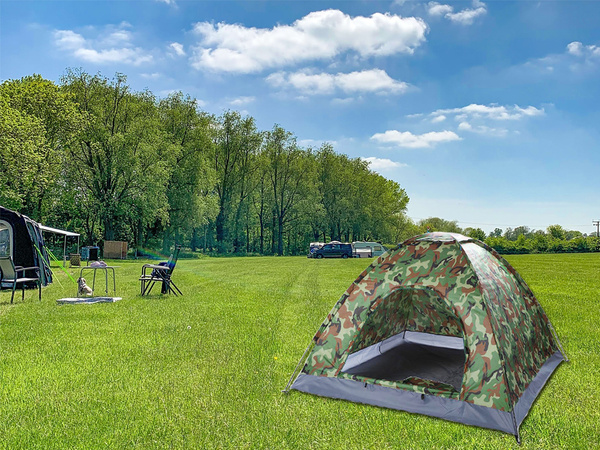 Tienda camping moro xxl 2-3 personas tienda turista con mosquitera bolsa