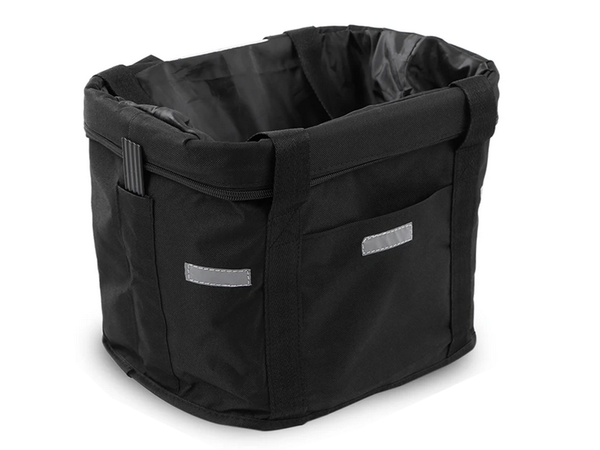 Grand panier de vélo panier de vélo en métal cliquer sur le guidon spacieux