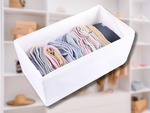 Bra organiser underwear socks clothes drawer wardrobe white