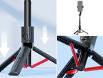 Selfie stick telefontartó tripod bluetooth távirányító 90 cm