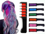 Crayon de teinture lavable pour cheveux 10pcs