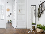 Porte-vêtements sur pied vestes sur pied métal blanc