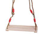 Wooden garden swing for children and adults strong board