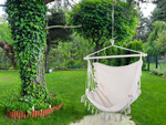 Brazilian hammock garden hanging chair rocker swing boho balcony