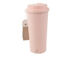 Termos din oțel cu capacitate de 350 ml, cu amestecare automată, pentru băuturi reci și calde, cu cordon usb